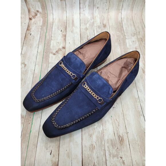 MEZLAN Men\'s Blue Antique Suede Loafer Size (14,M) main image 9